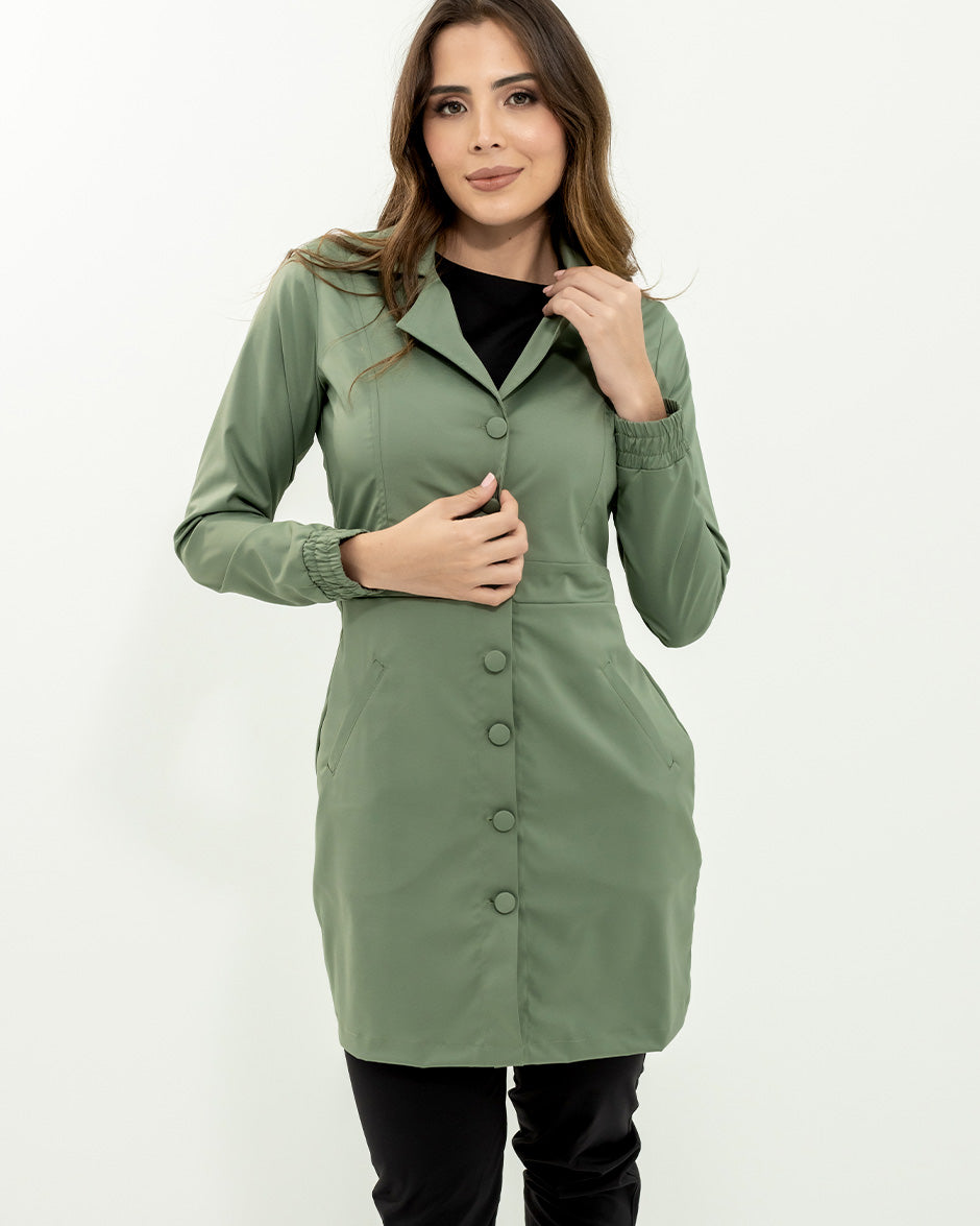 bata antifluido adhara para mujer