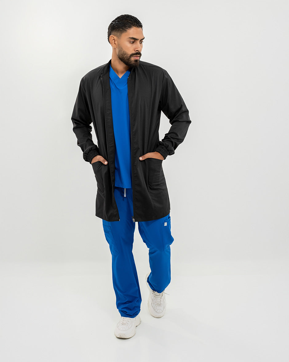 bata complementos hombre negro