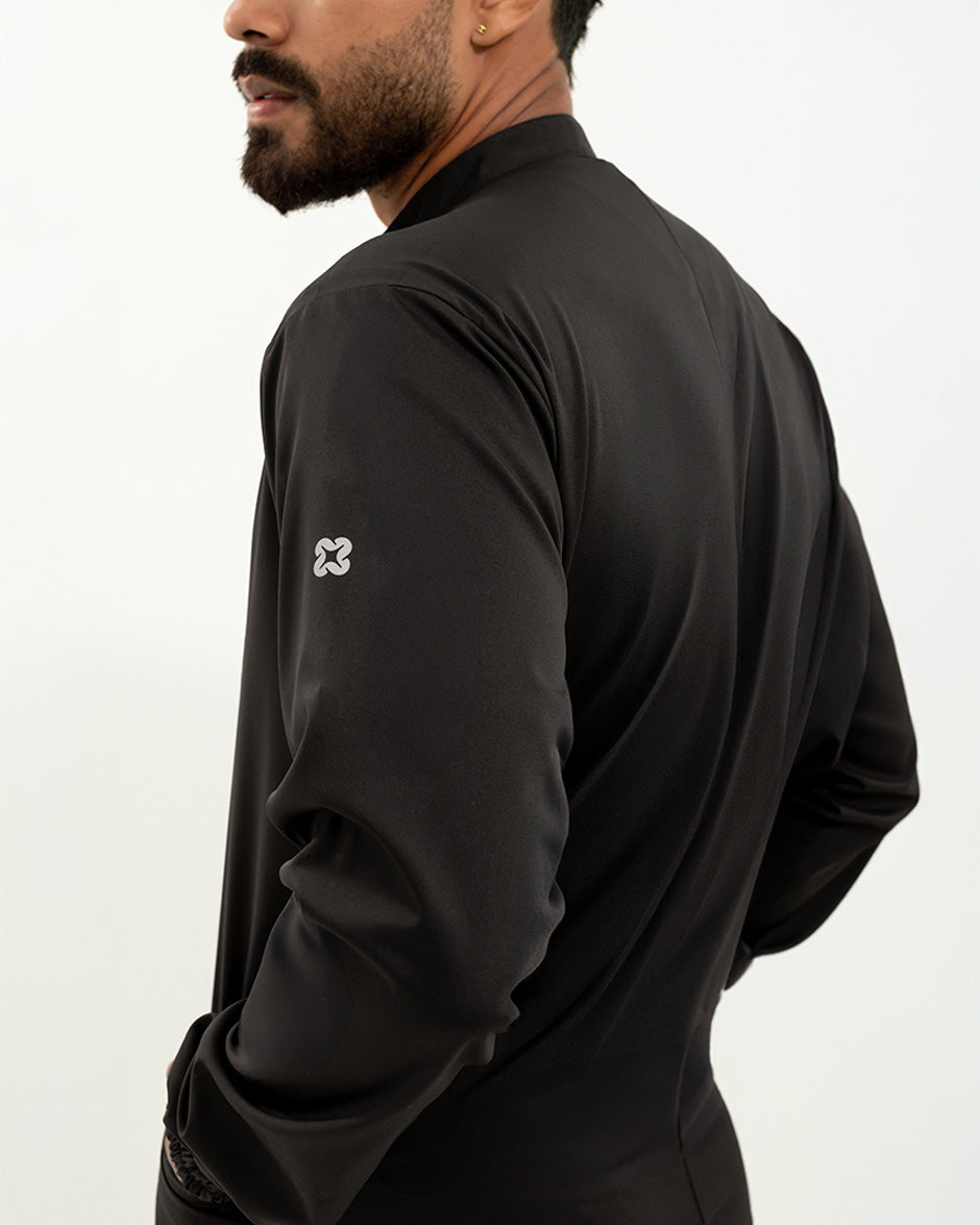 bata complementos hombre negro