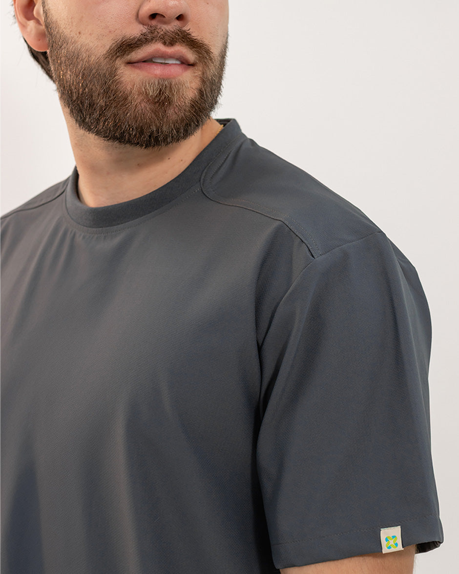 camisa geminis blue gray hombre