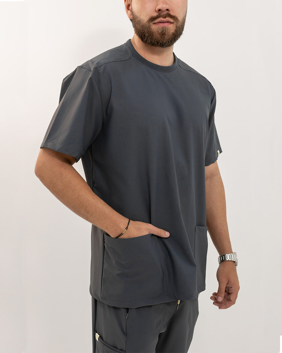 camisa geminis blue gray hombre