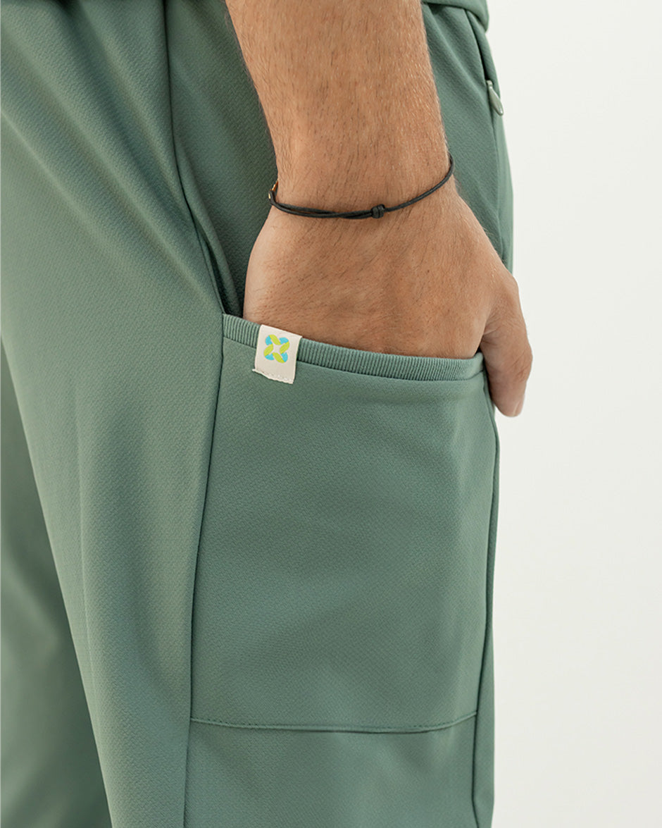 Pantalón geminis verde pino hombre