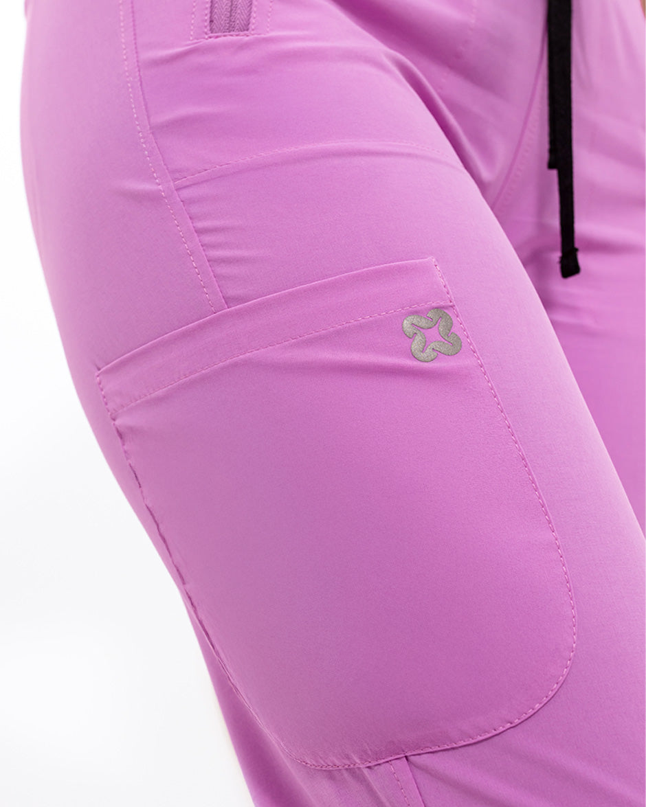 pantalón medico uniforme antifluido new agua violeta para mujer