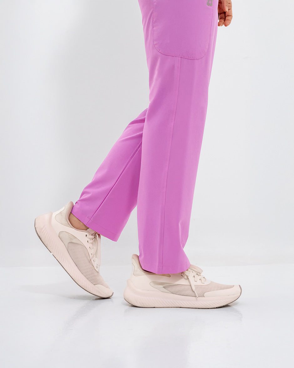 pantalón medico uniforme antifluido new agua violeta para mujer