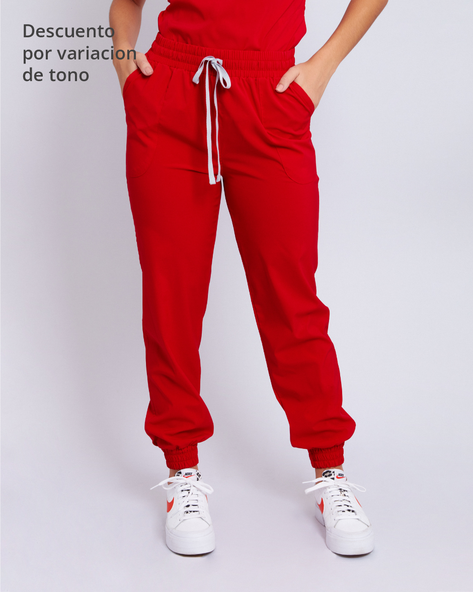Jogger New Comet Rojo Claro