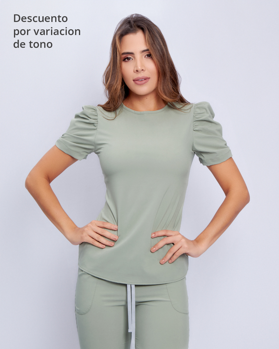 Blusa New Space Verde Pistacho Oscuro