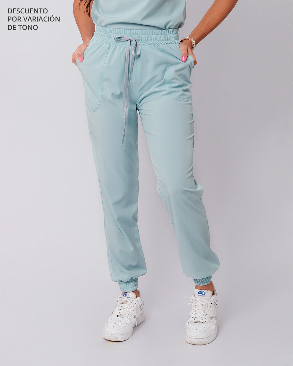 Jogger New Comet Verde Malva Claro