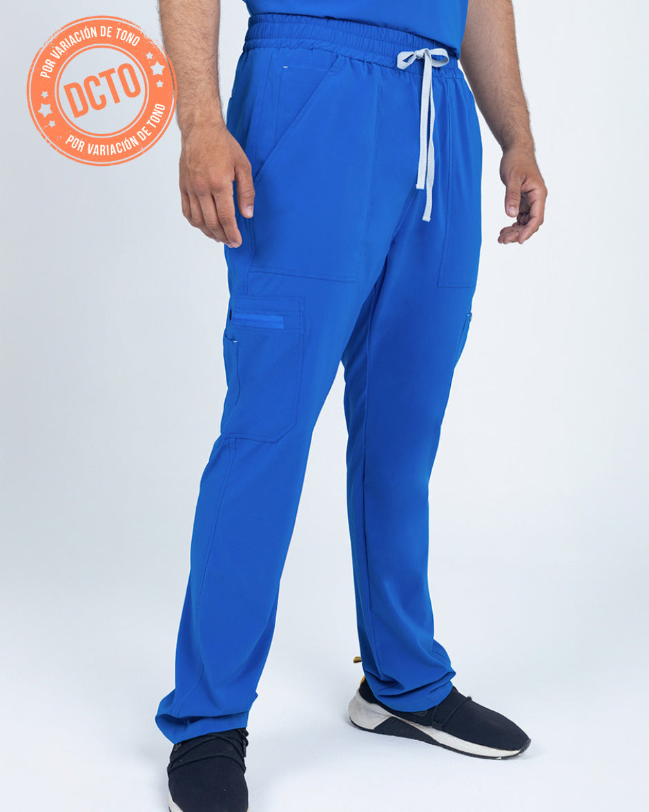 Pantalón Mars Azul Rey Con Variación De Tono