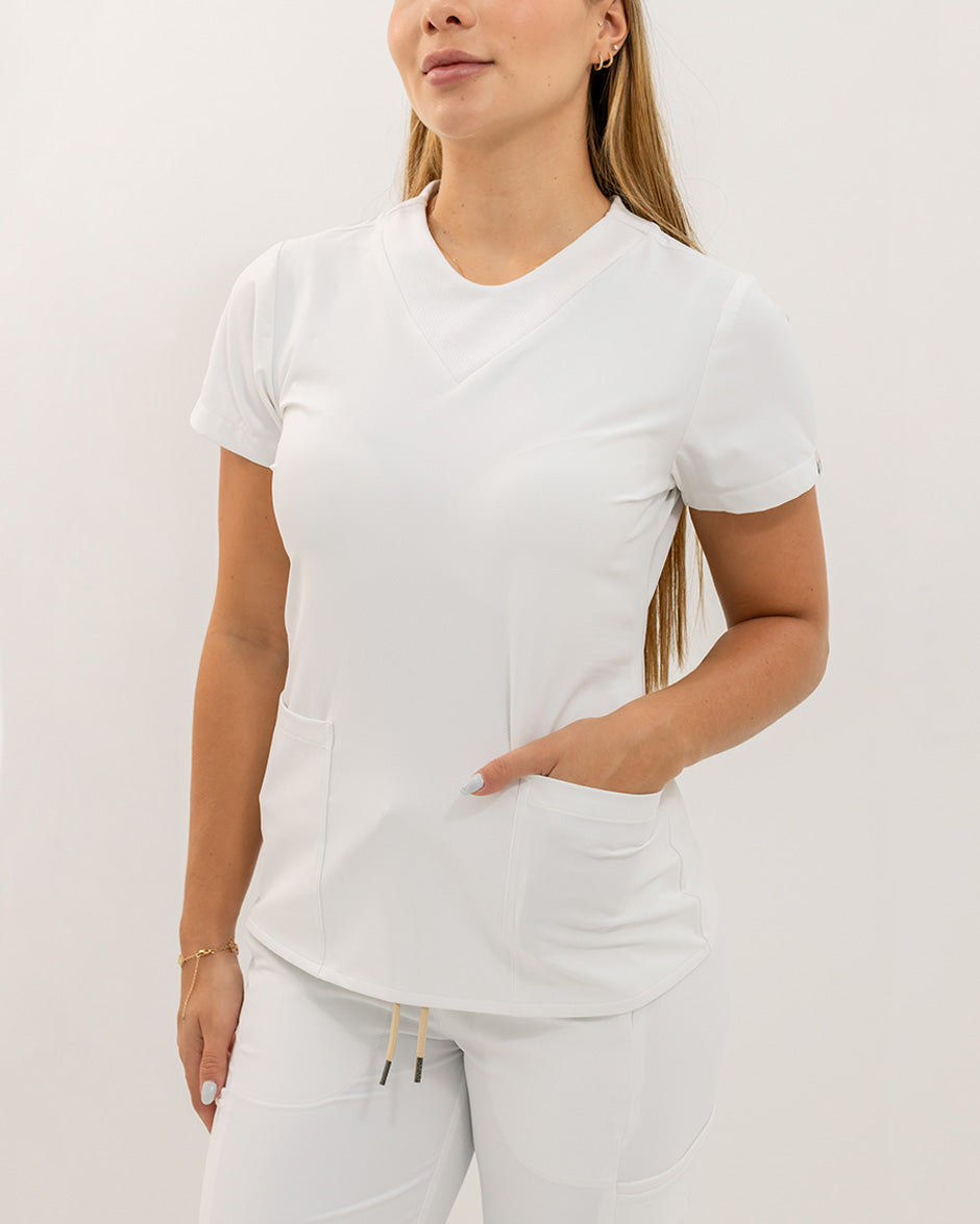 Blusa libra blanco mujer