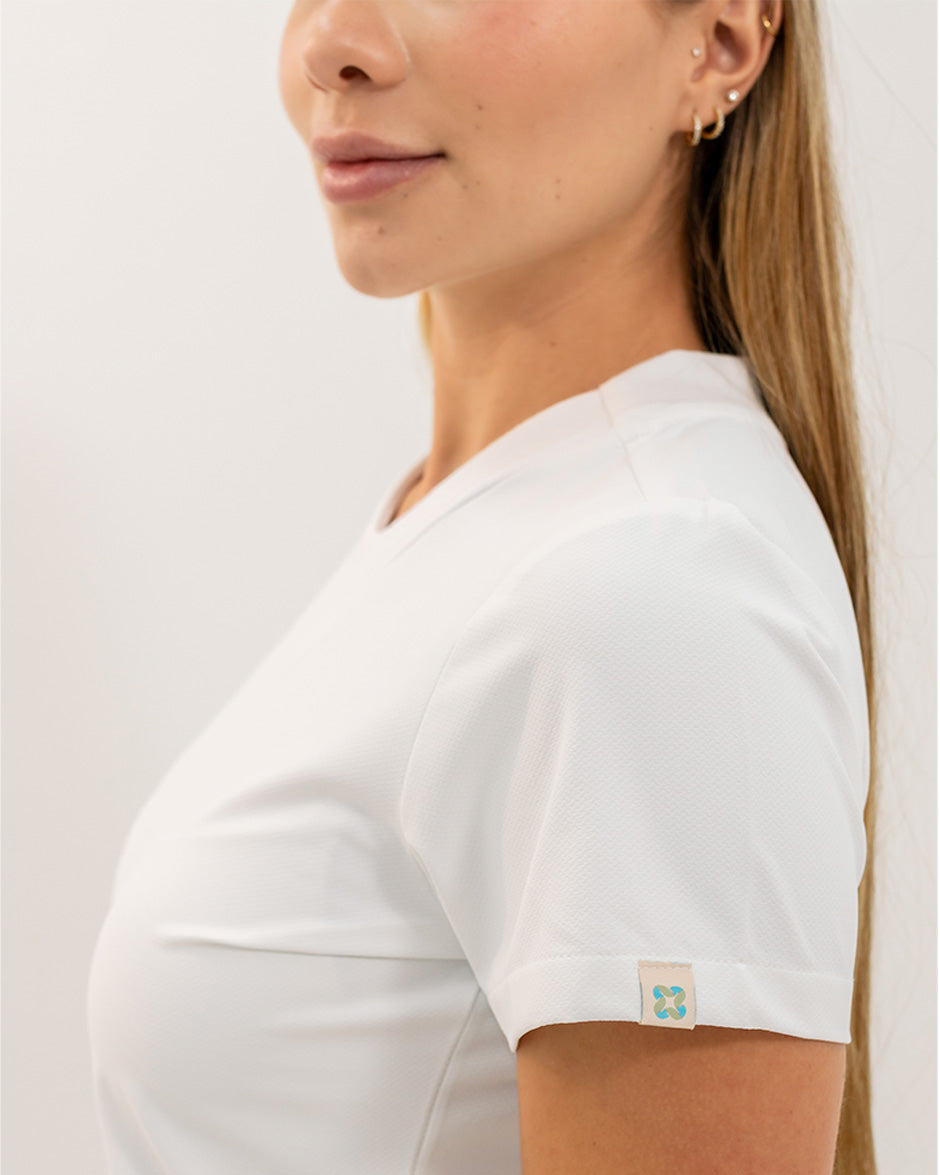 Blusa libra blanco mujer