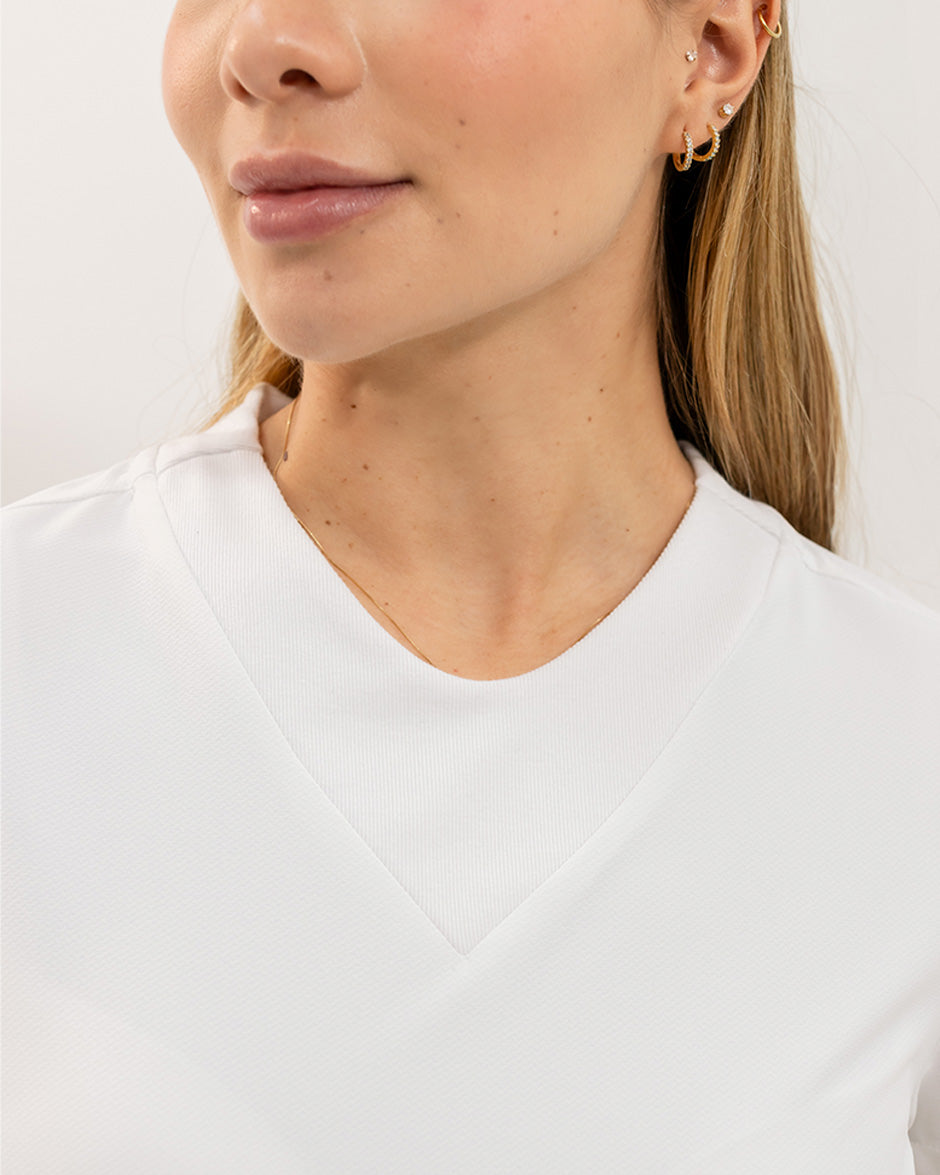 Blusa libra blanco mujer