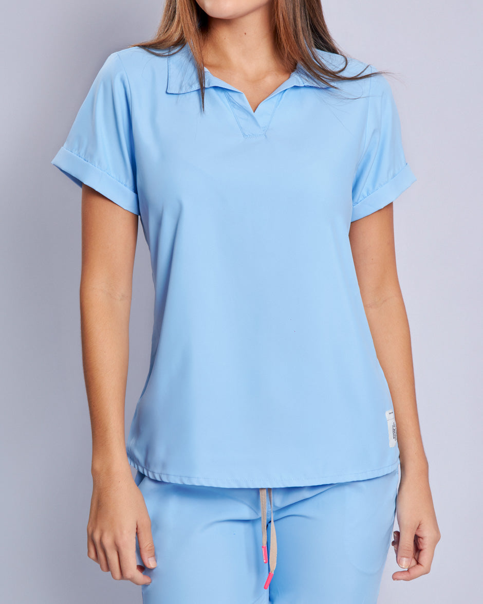 blusa medica antifluidos tauro blue bell