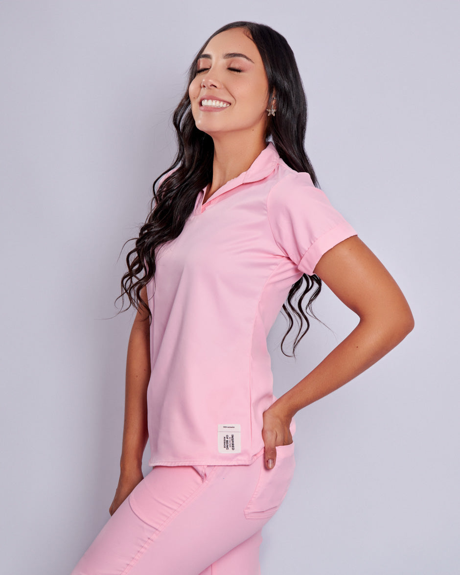 blusa medica antifluidos tauro rosa shadow