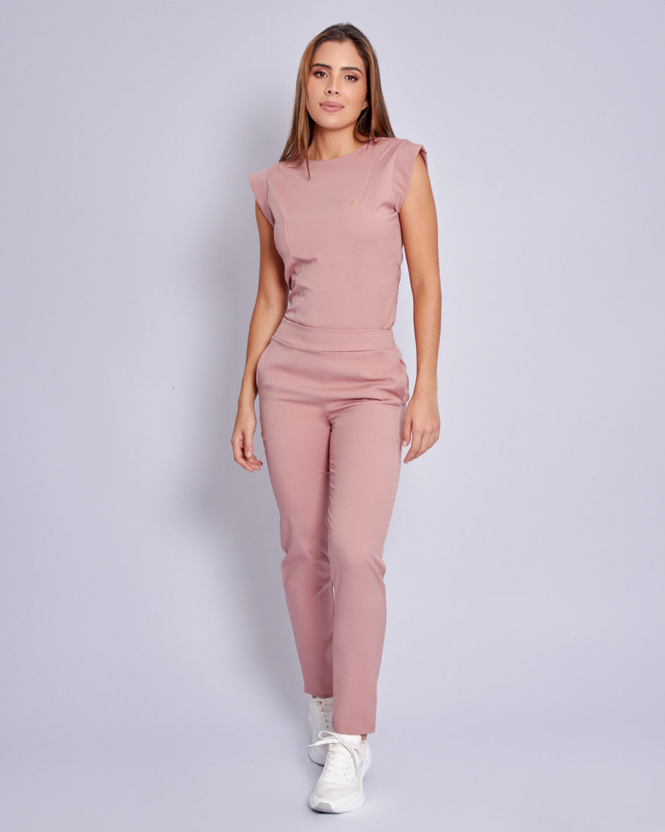 blusa medica uniforme antifluidos orbit palo de rosa