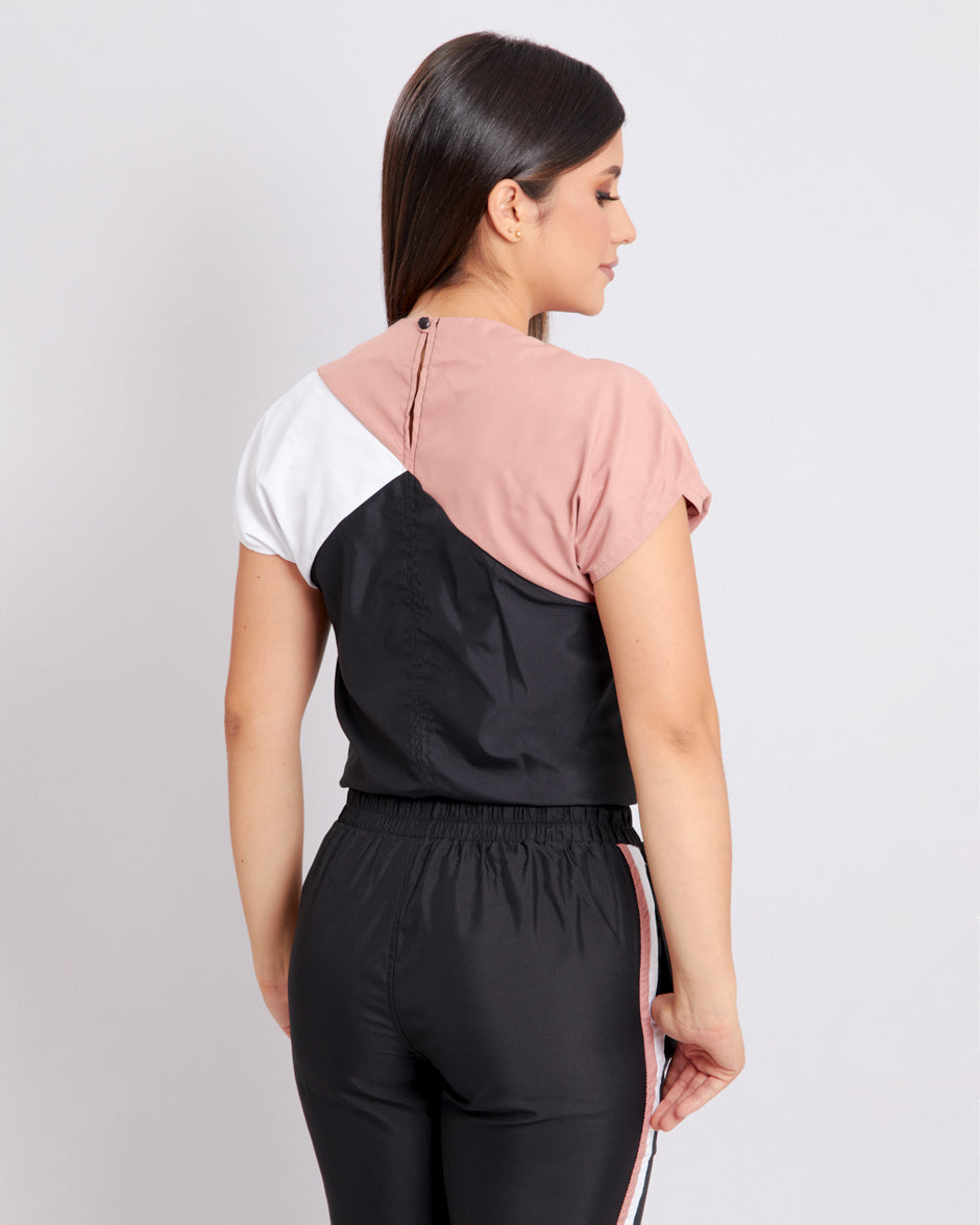 blusa medica uniforme antifluidos star palo de rosa comodo