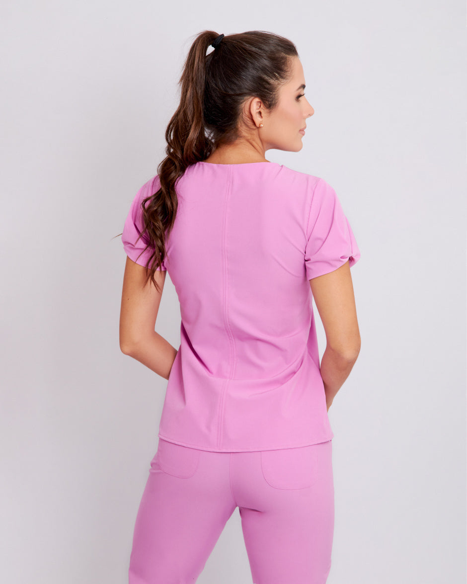 blusa mscrub quirurjico vega violeta para mujer