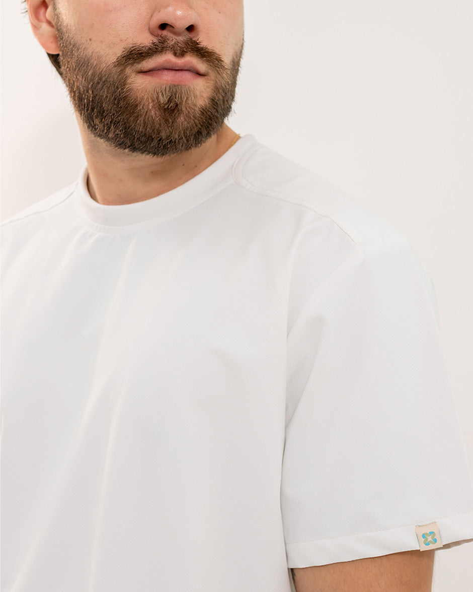 camisa geminis blanco hombre