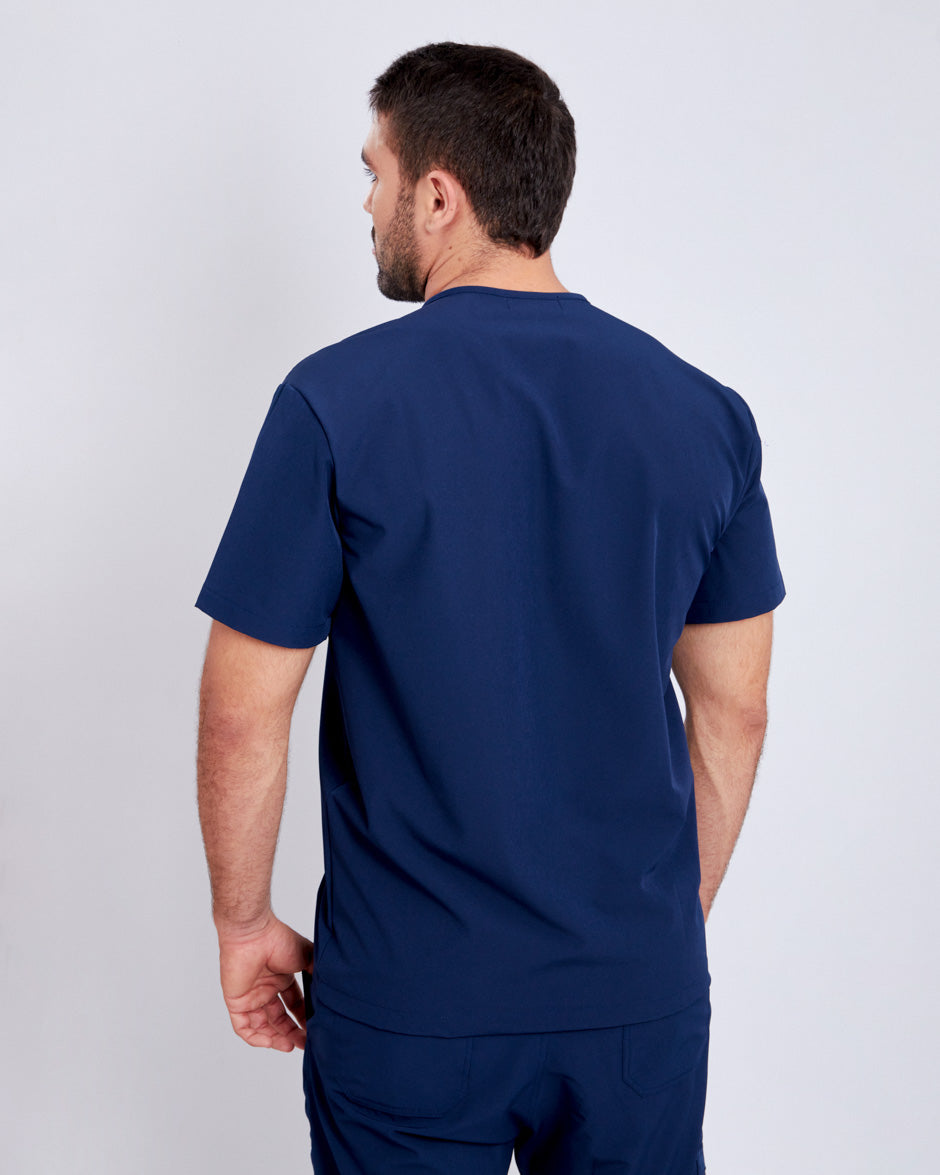 camisa medica uniforme antifluidos mars azul navy