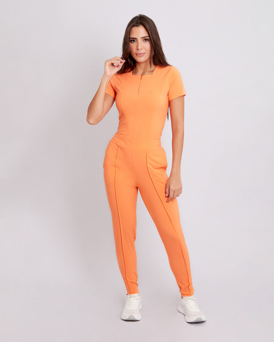 pantalon antifluidos acuario nectarine para mujer con bolsillos