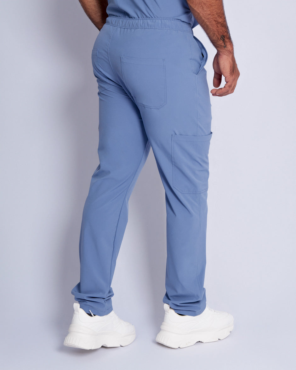 pantalon antifluidos leo azul estelar para hombre