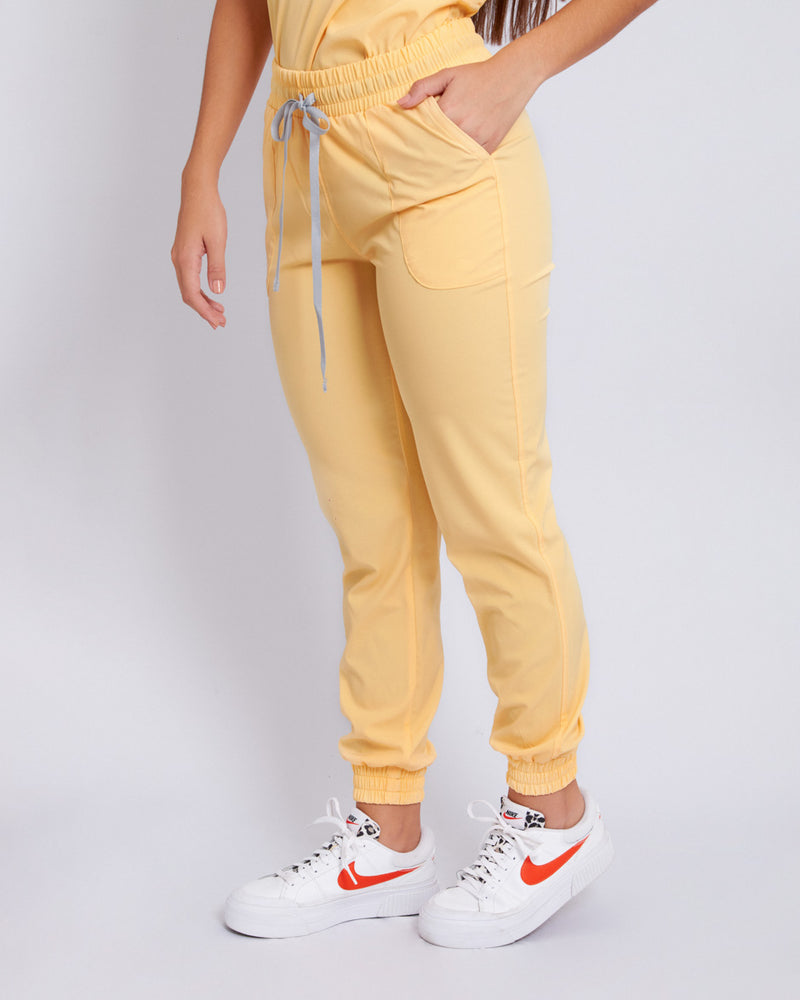 Jogger New Comet Amarillo Pastel (Elástico)