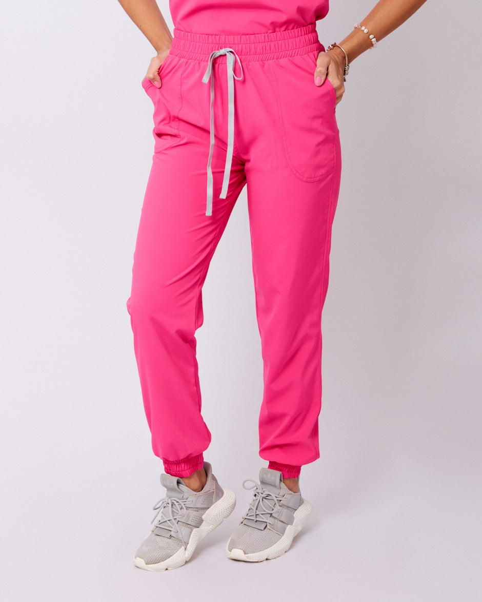 pantalon medic uniforme antifluidos new comet fucsia comodos