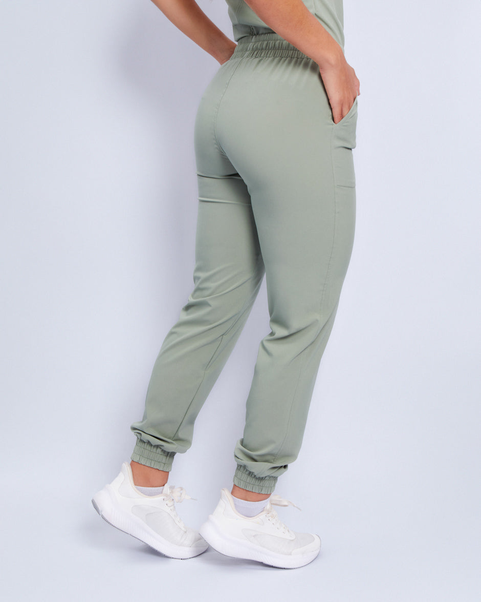 pantalon medic uniforme antifluidos new comet verde pistacho para mujer