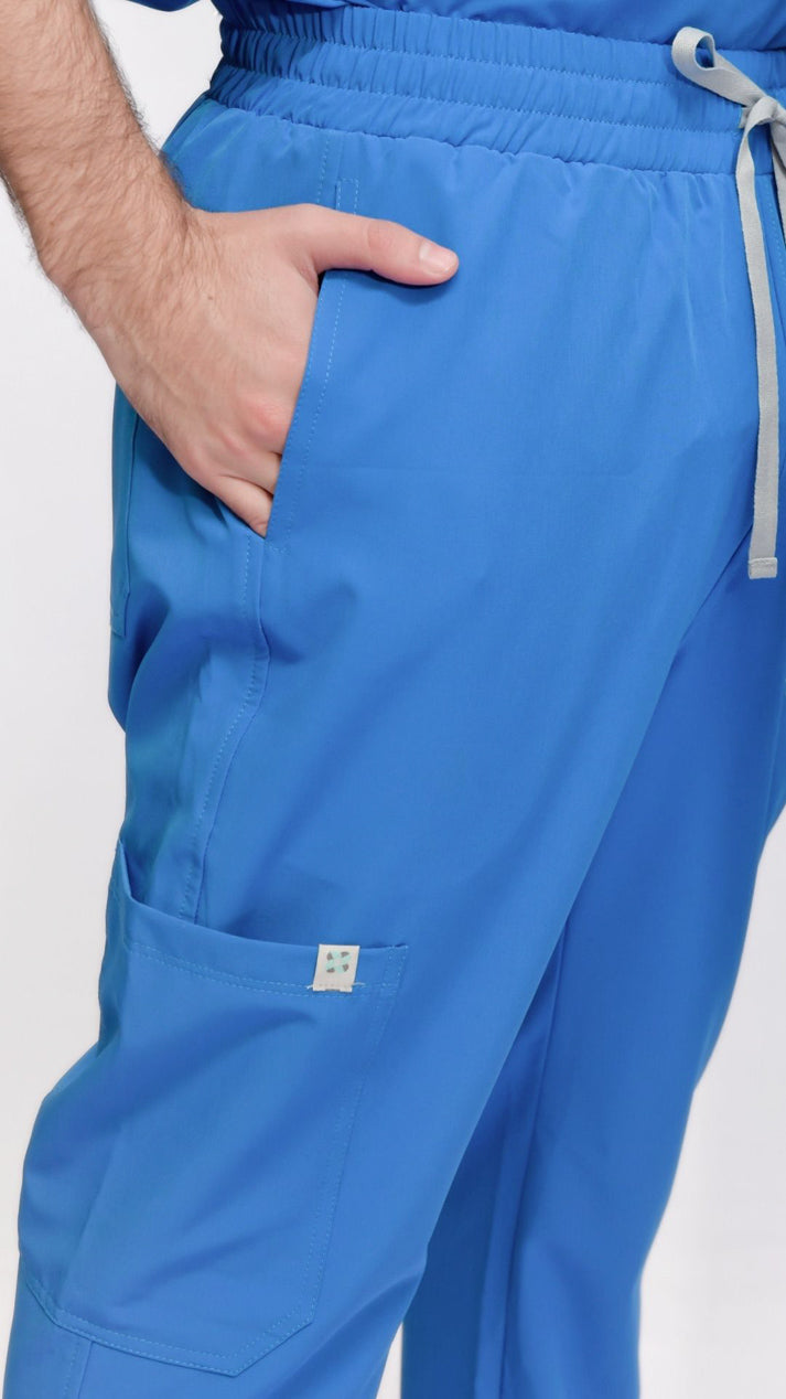 pantalon medico antifluidos pluton azul rey