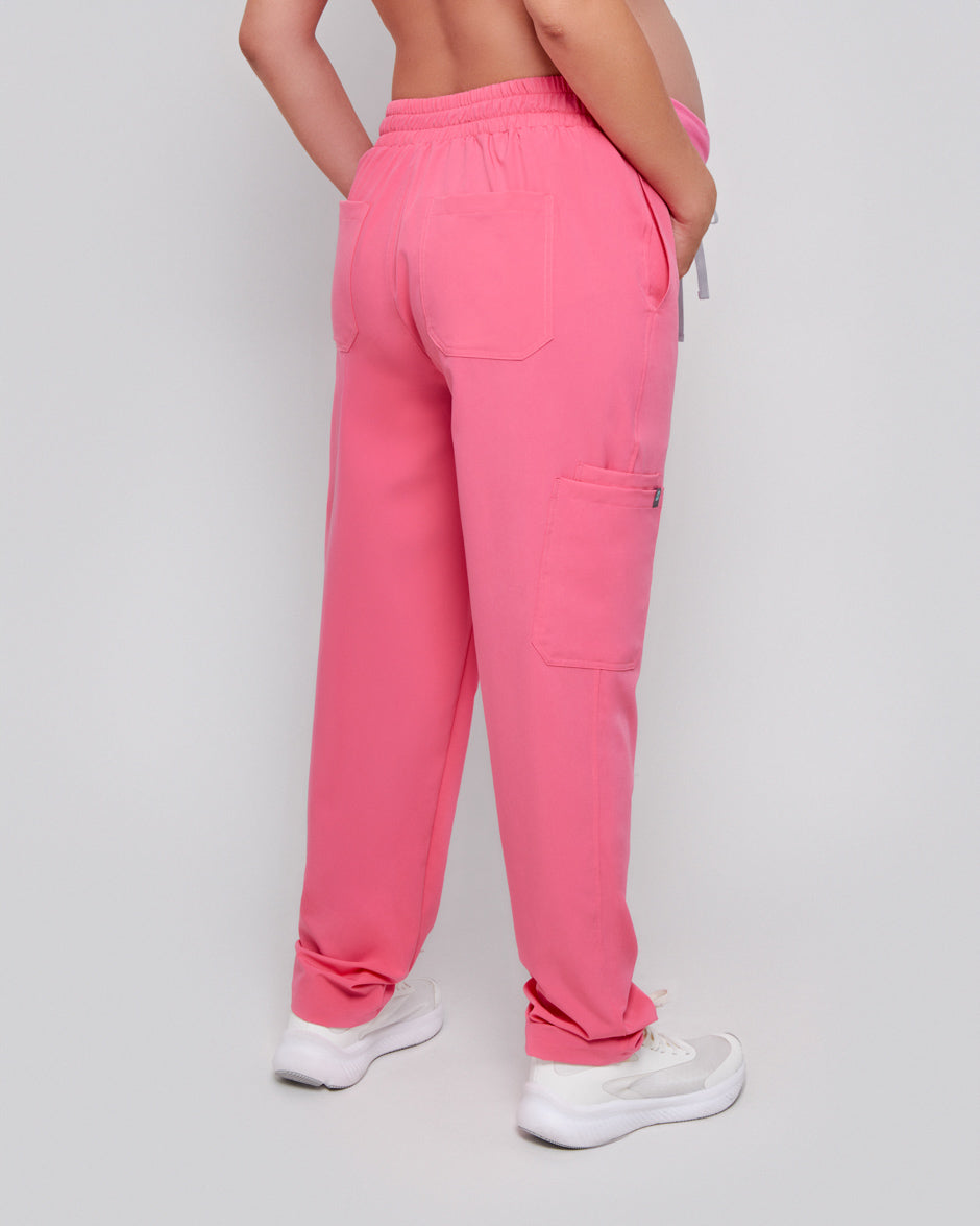 pantalon medico uniforme antifluidos elara rosa barbie embarazo