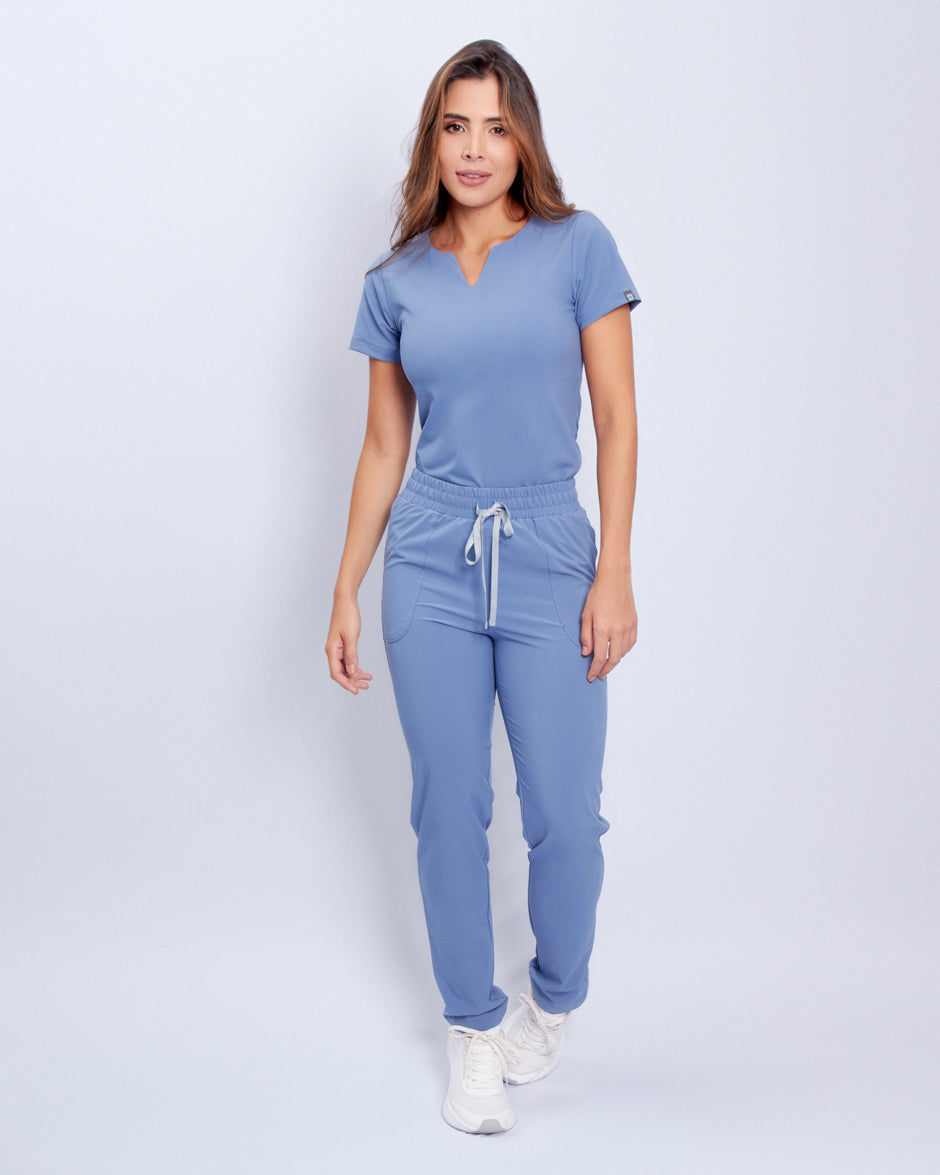 pantalon medico uniforme antifluidos new solar azul estelar comodo