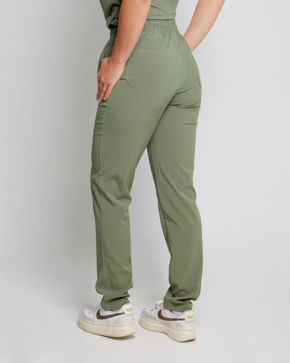 pantalon medico uniforme antifluidos new verde oliva estelar