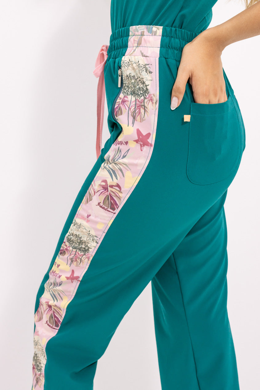 pantalon uniforme antifluidos bella storm green