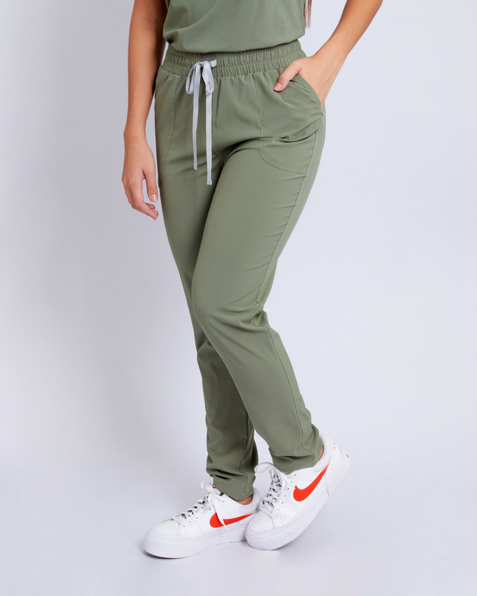 pantalon uniforme antifluidos new verde oliva estelar